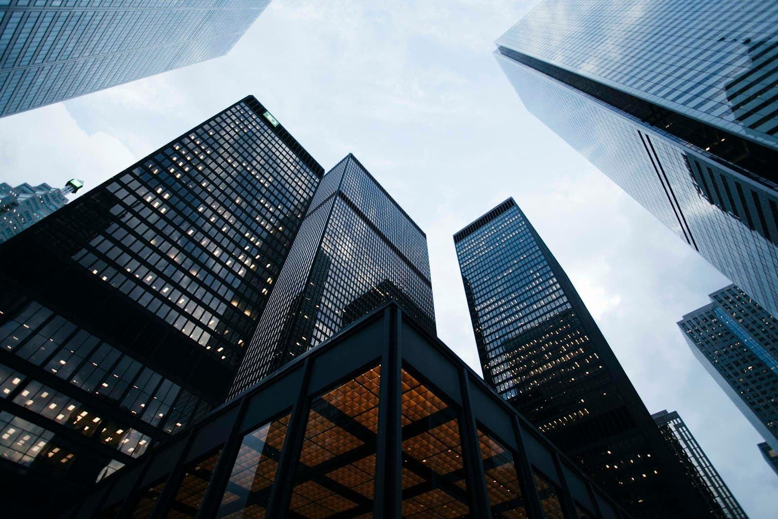 Modern commercial towers
